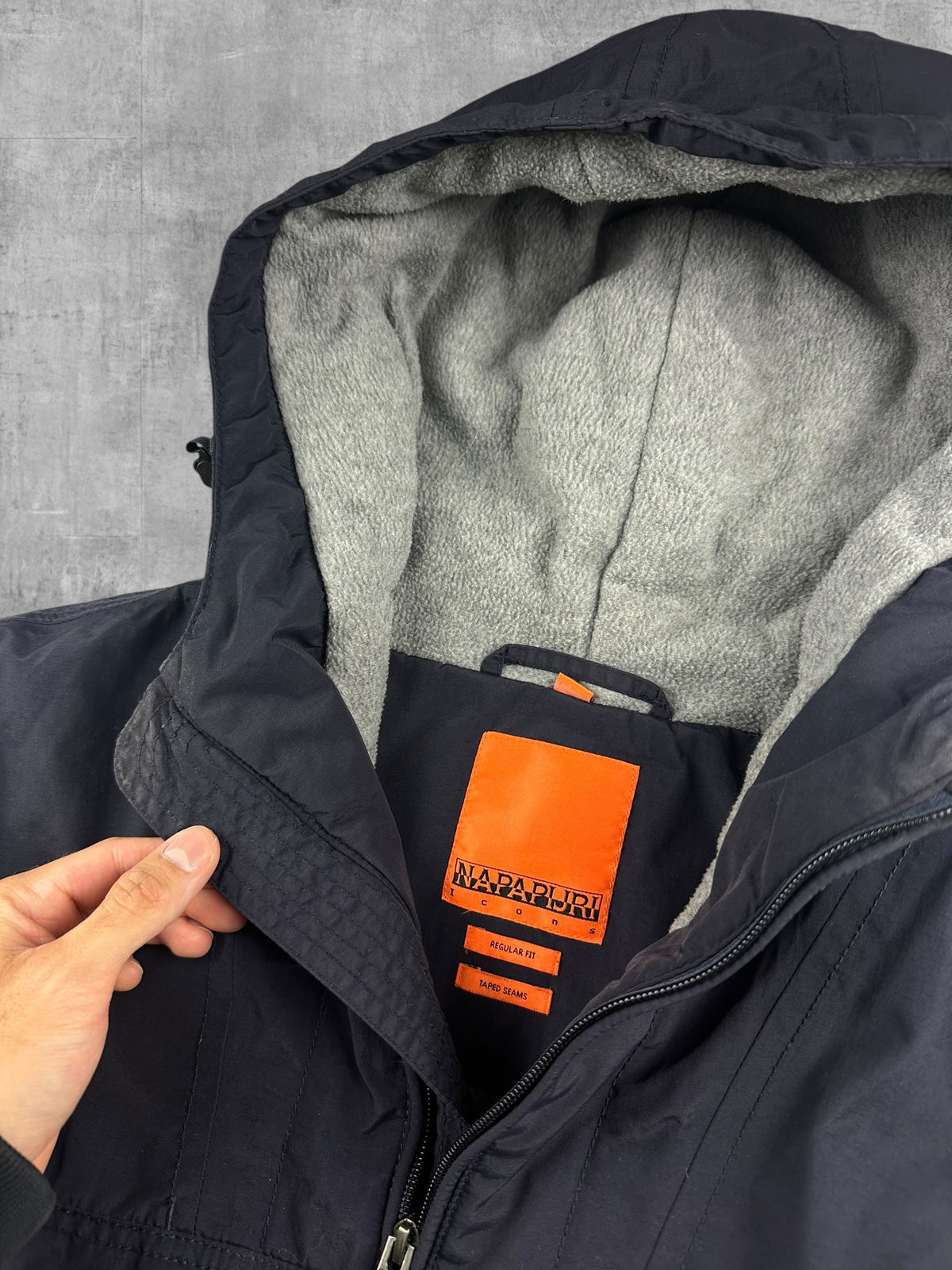 Napapijri Jacke Windbreaker gefüttert Navy Blau XL