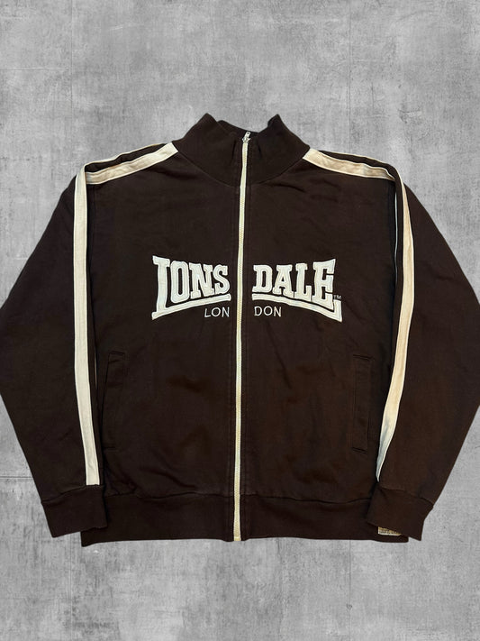 Vintage Londale Trainingsjacke Braun Beige M - L