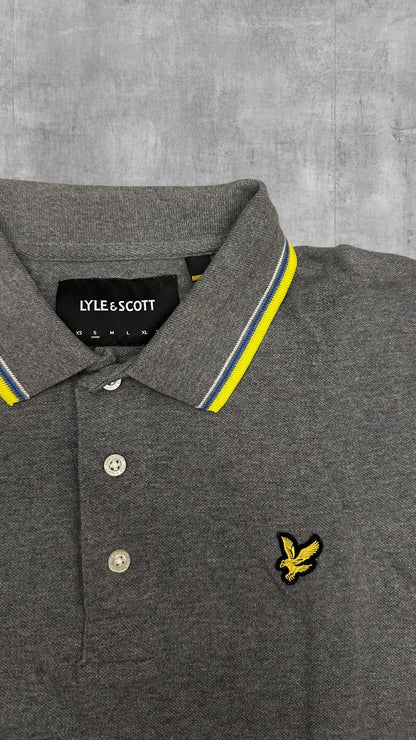 Lyle & Scott Apollo Shirt Grau Gelb S