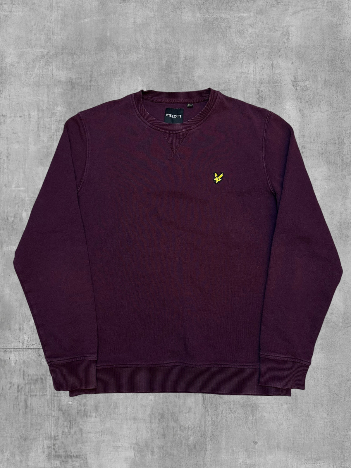 Lyle & Scott Sweatshirt Weinrot M