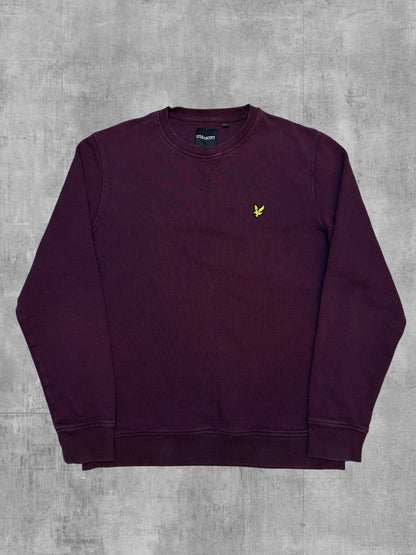 Lyle & Scott Sweatshirt Weinrot M