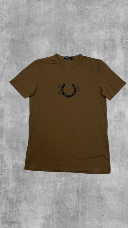 Fred Perry T shirt Tee Braun M