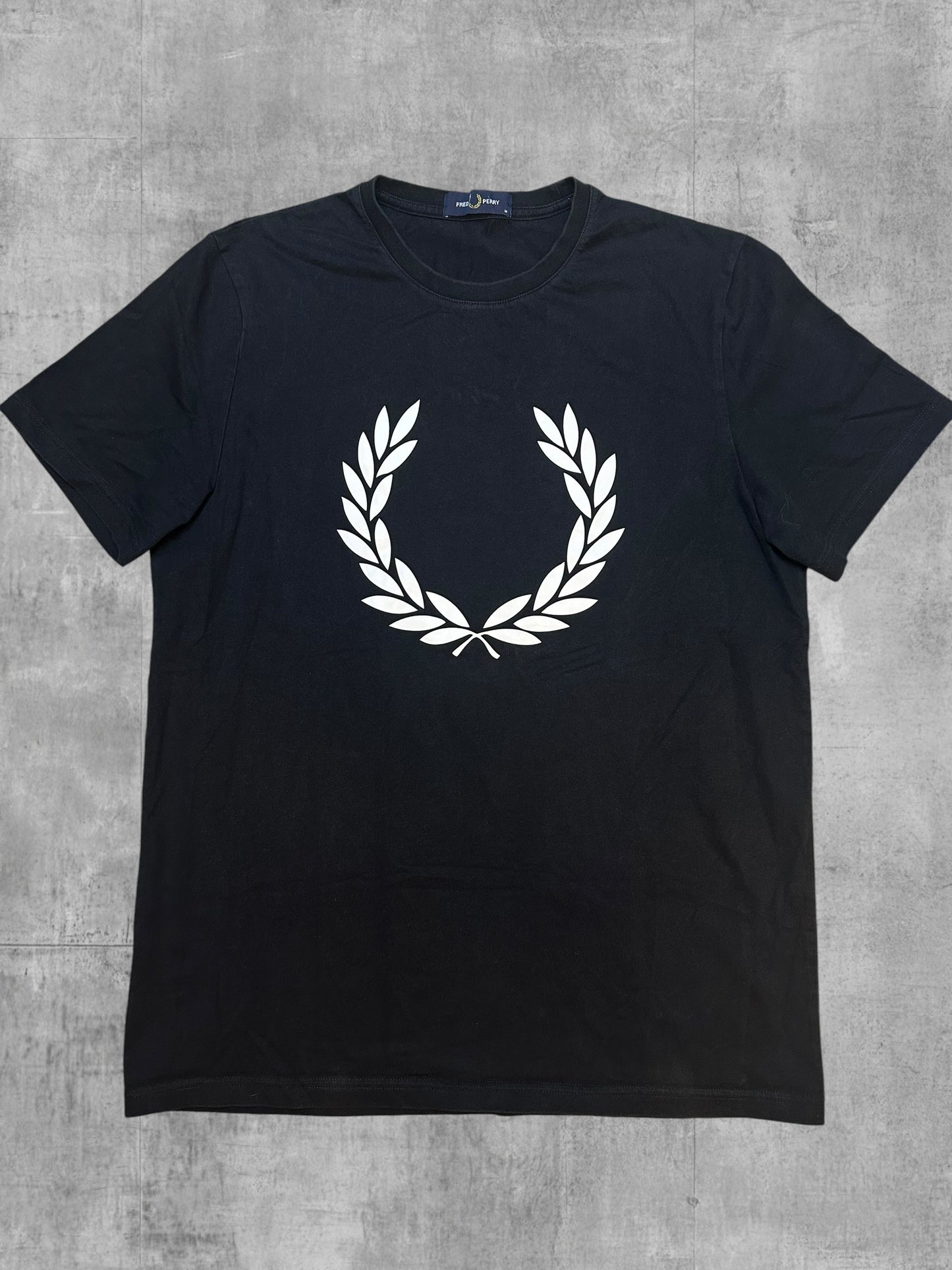 Fred Perry T-shirt Schwarz Weiß M
