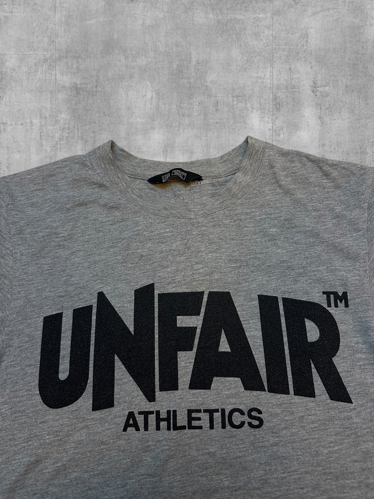 Unfair Athletics T-Shirt Grau Schwarz S