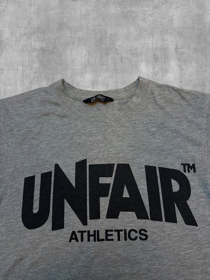 Unfair Athletics T-Shirt Grau Schwarz S