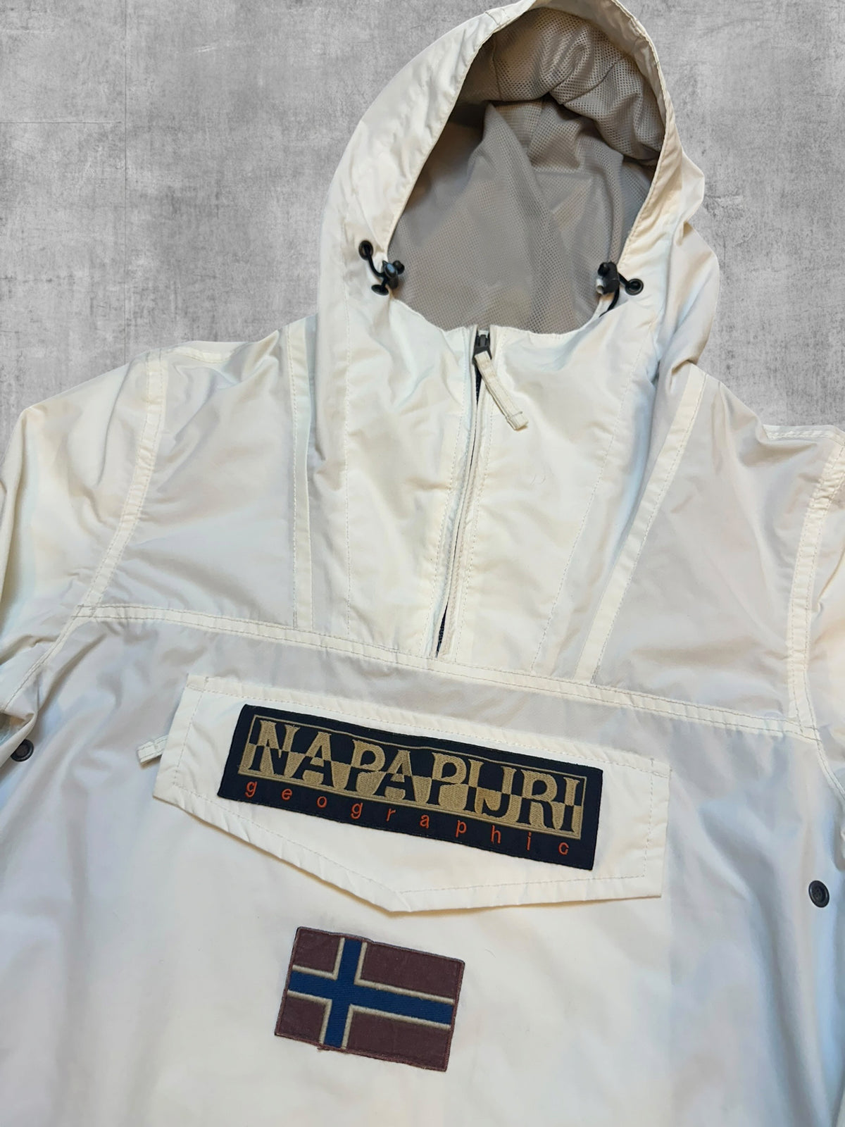 Napapijri Windbreaker Regenjacke Weiß XS