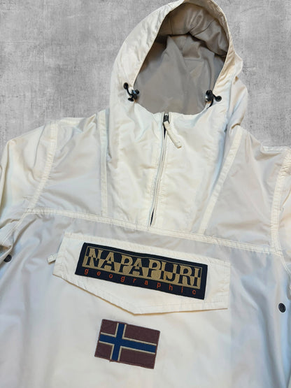 Napapijri Windbreaker Regenjacke Weiß XS