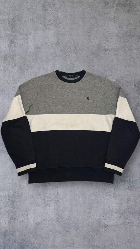 Polo Ralph Lauren Sweatshirt Grau Schwarz Weiß M