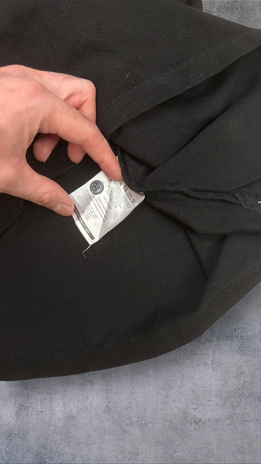 Lyle & Scott Polo Shirt Schwarz M