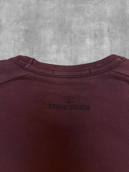 Stone Island Sweat-shirt Bordeaux S