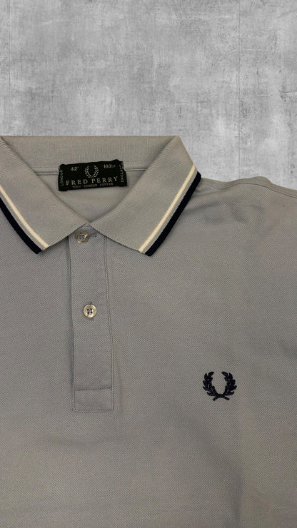 Fred Perry Polo Shirt Türkis Schwarz M
