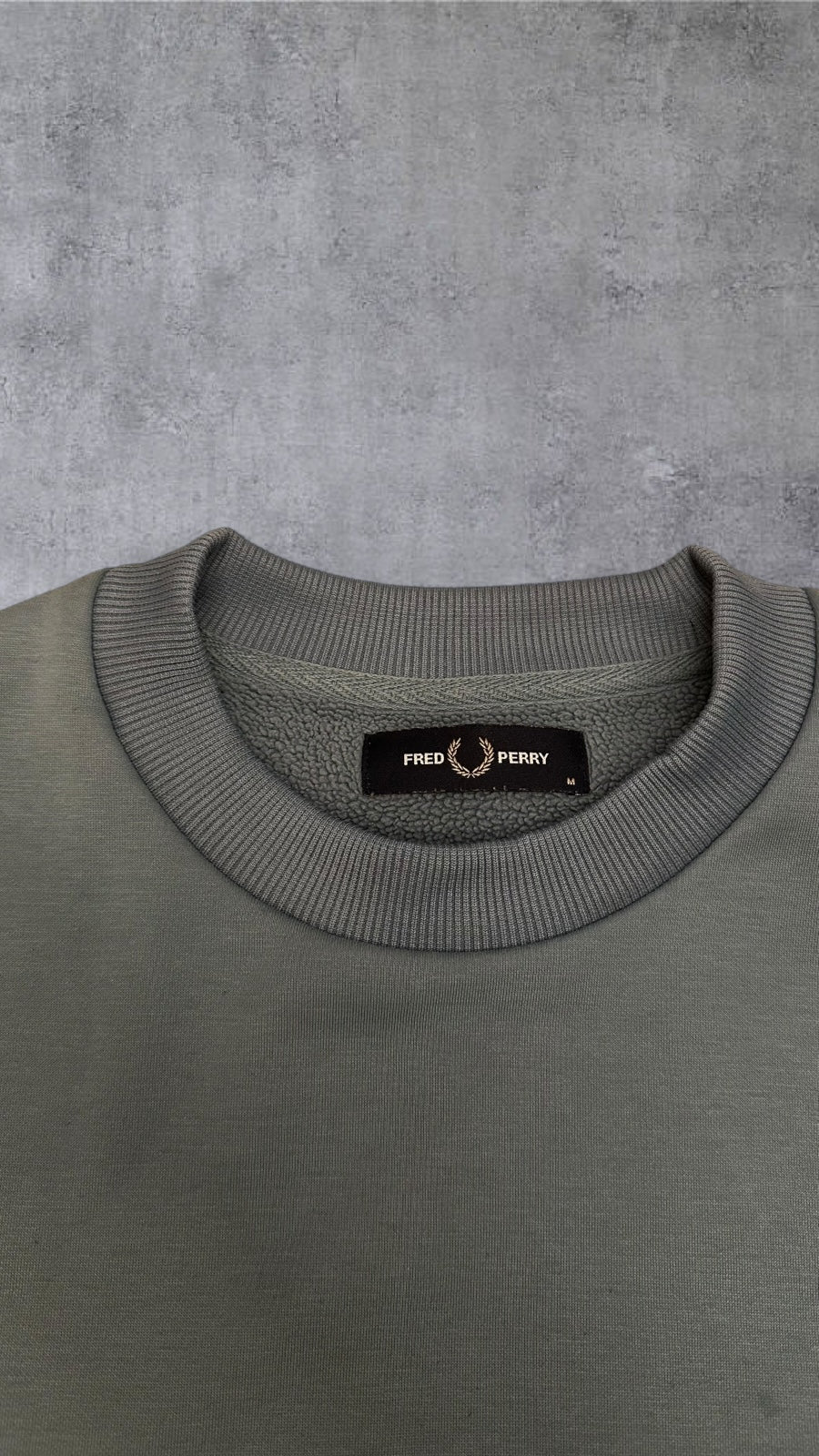 Fred Perry Sweatshirt Türkis M