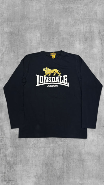Lonsdale London Longsleeve Schwarz Navy Blau M