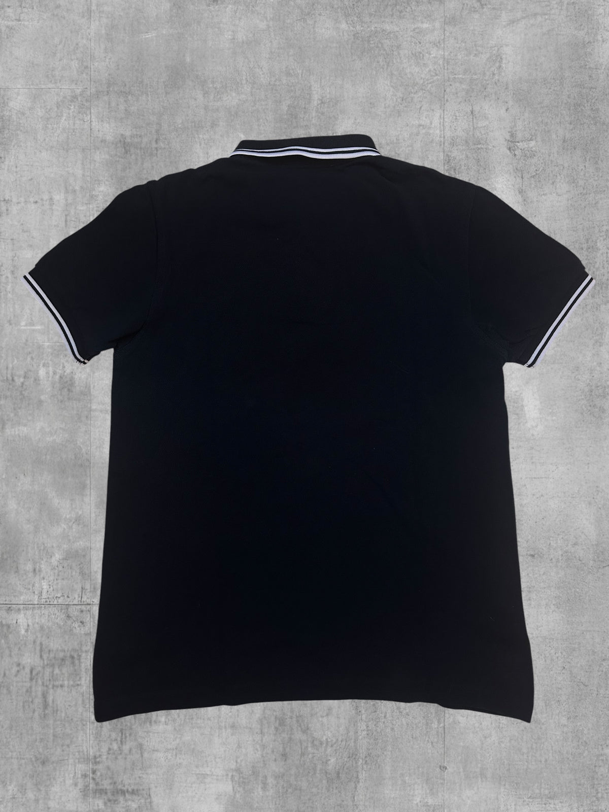 Fred Perry Polo Shirt Schwarz Weiß S
