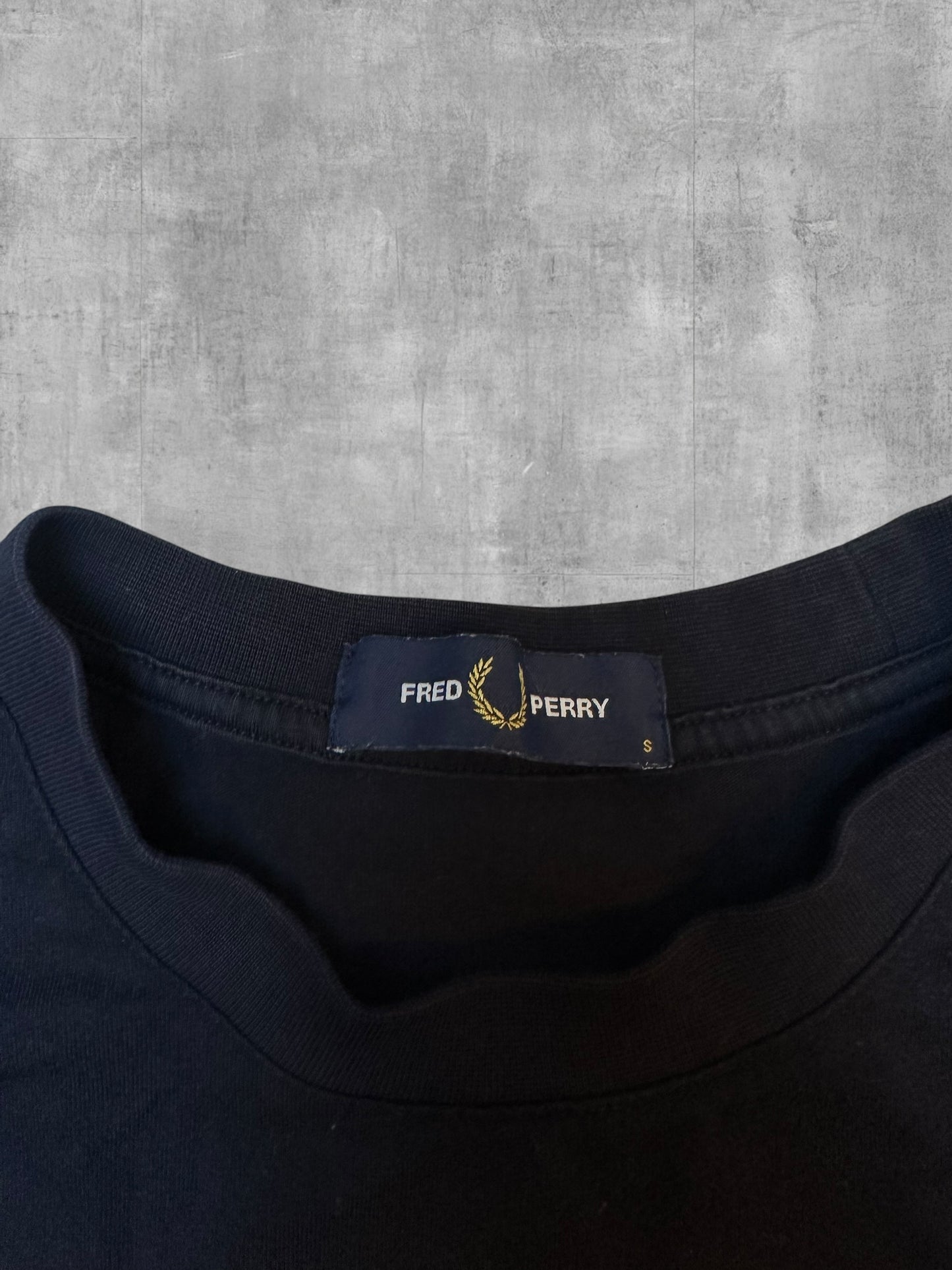 Fred Perry T-shirt Schwarz S