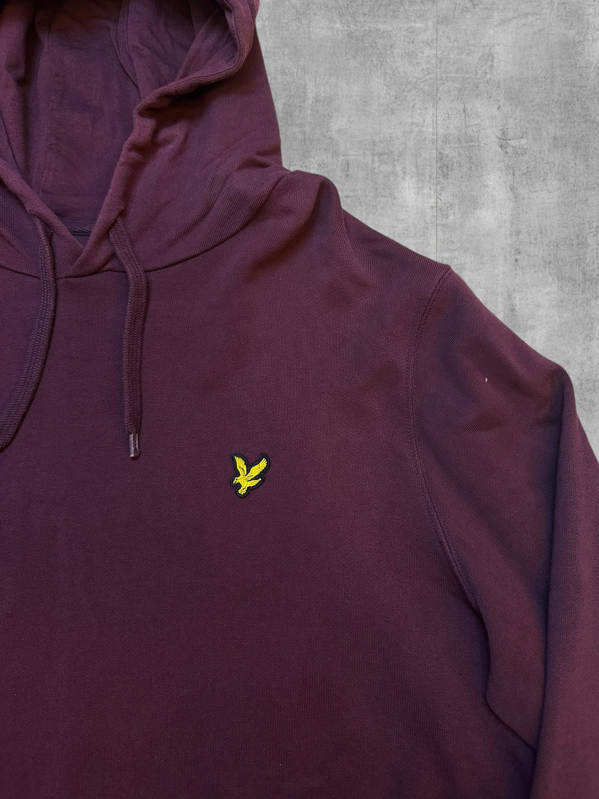 Lyle & Scott Sudadera con capucha Burdeos XL