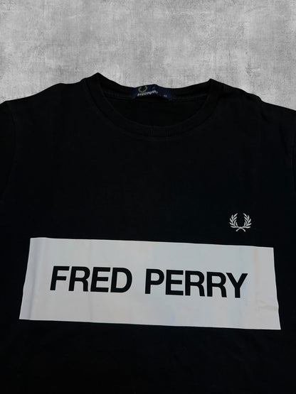 Fred Perry T-shirt Schwarz Weiß XS