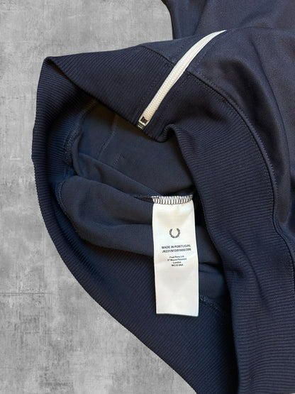 Fred Perry Trainingsjacke Taped Grau Weiß S