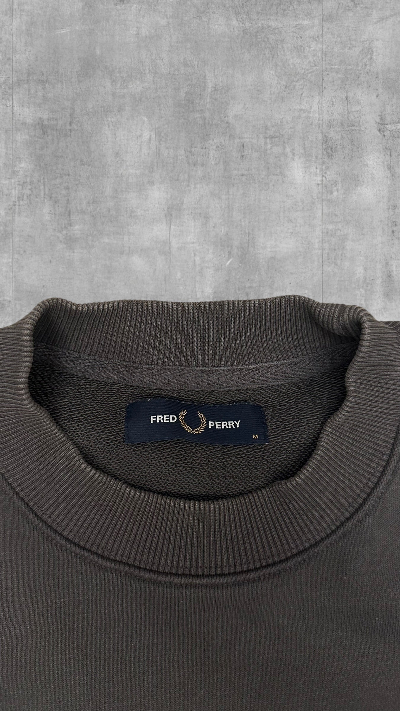 Fred Perry Sweatshirt Dunkelgrau M