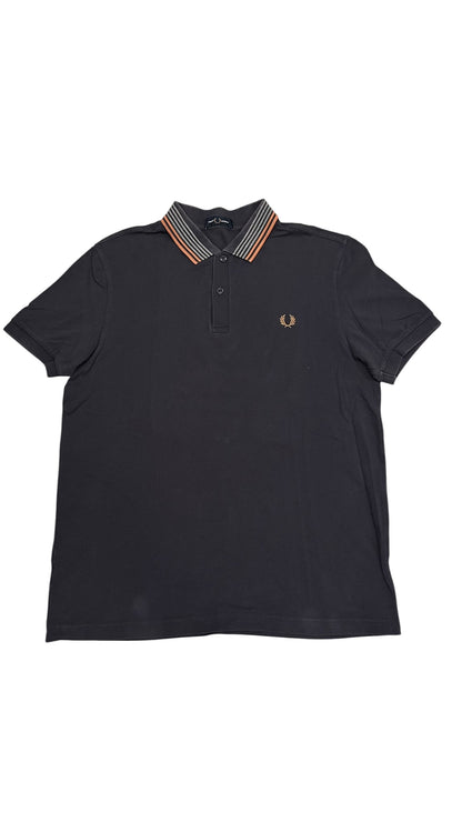 Fred Perry Polo Shirt Dunkelgrau L