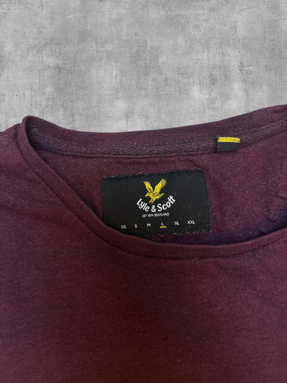 Lyle & Scott T-shirt Weinrot L