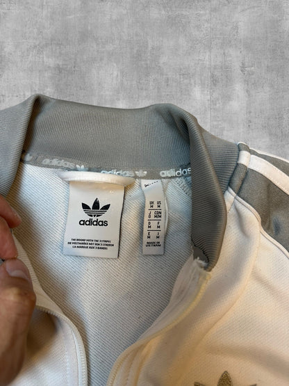 Adidas Firebird Trainingsjacke Grau Weiß M