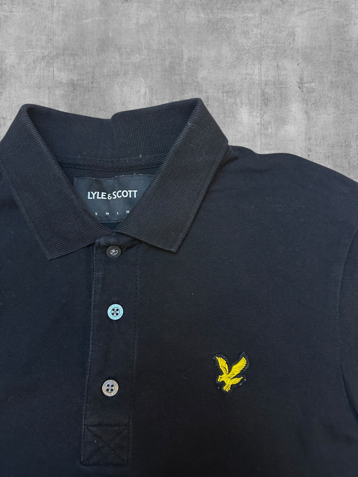 Lyle & Scott Polo Shirt Schwarz XS