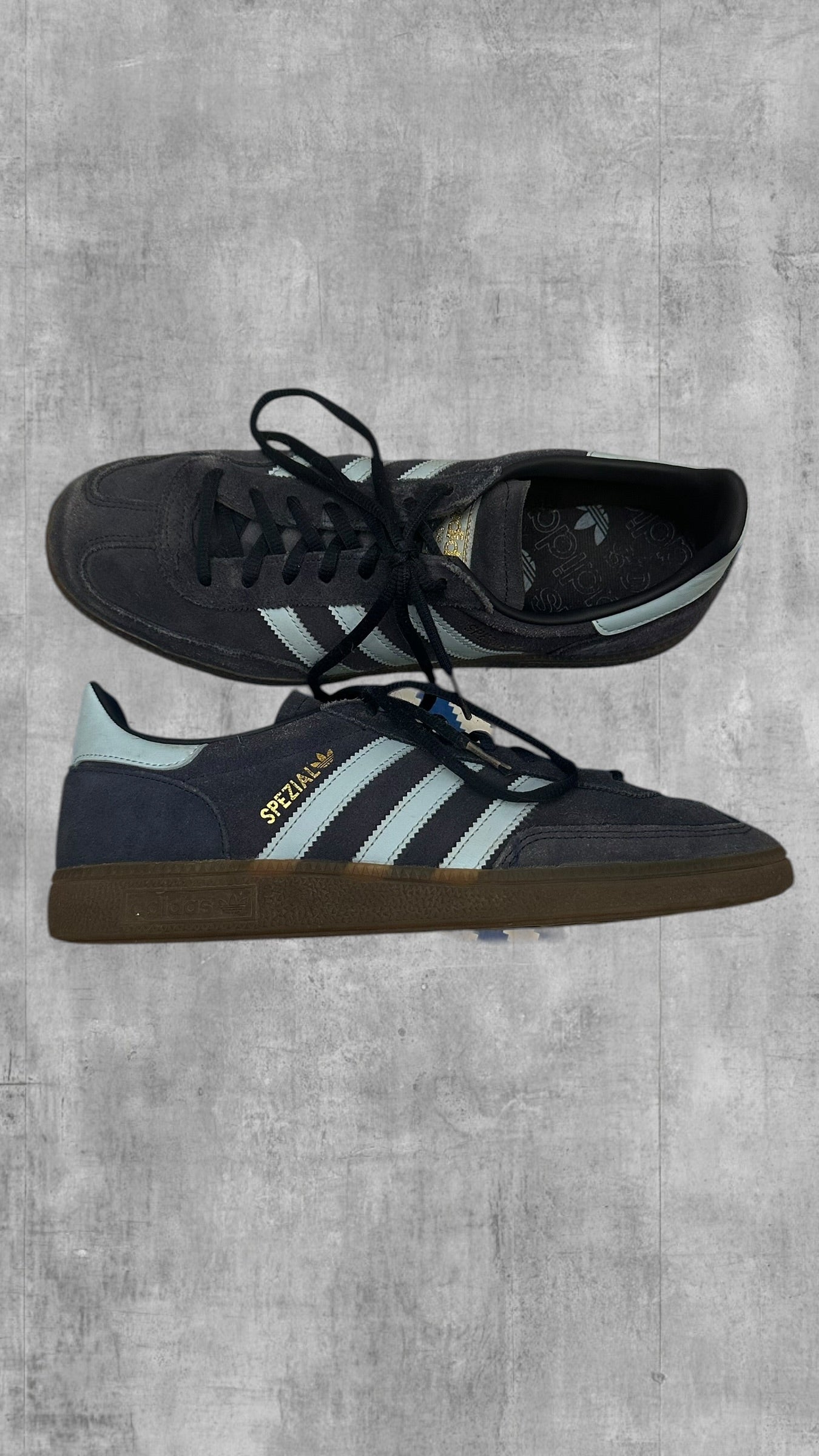 Adidas Speziale Sneaker Schuhe Navy Blau Babyblau EU 44,5 US 10,5