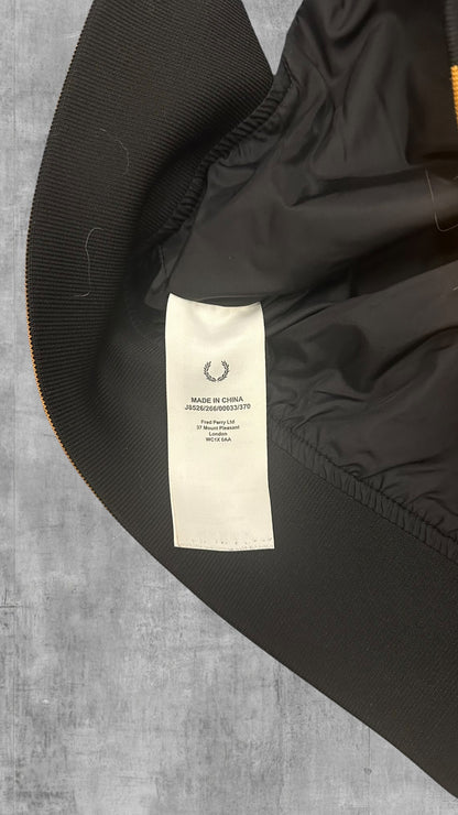 Fred Perry Regenjacke, Übergangsjacke Navy Blau Schwarz S