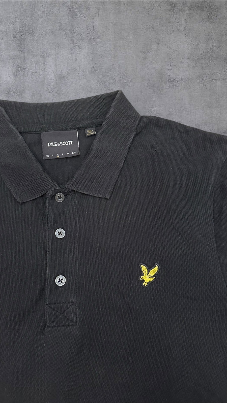 Lyle & Scott Polo Shirt Schwarz M