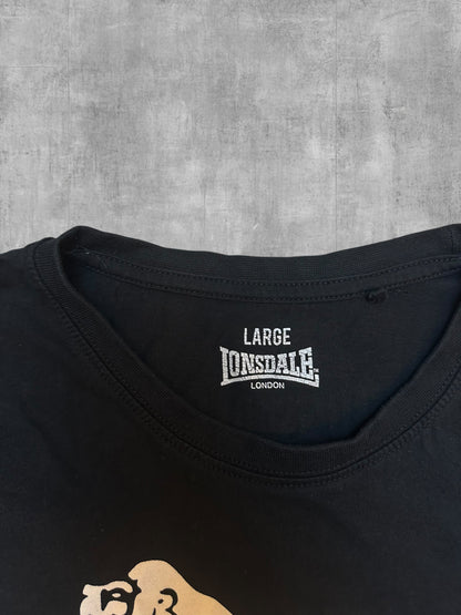 Lonsdale London T-Shirt Schwarz Weiß L
