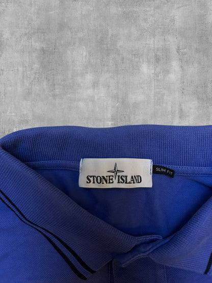 Stone Island Polo Shirt Blau M