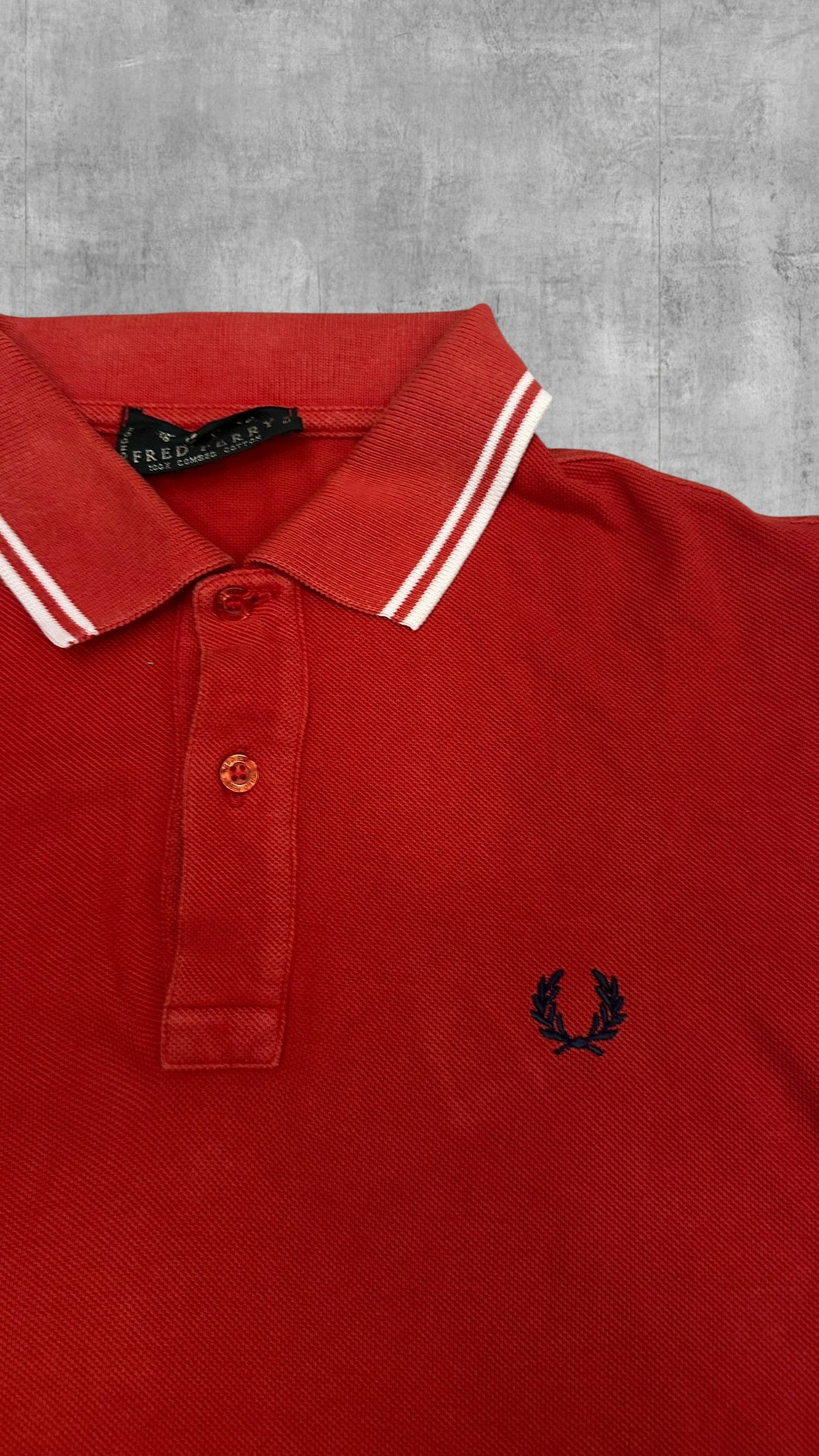 Fred Perry Polo Shirt Rot S