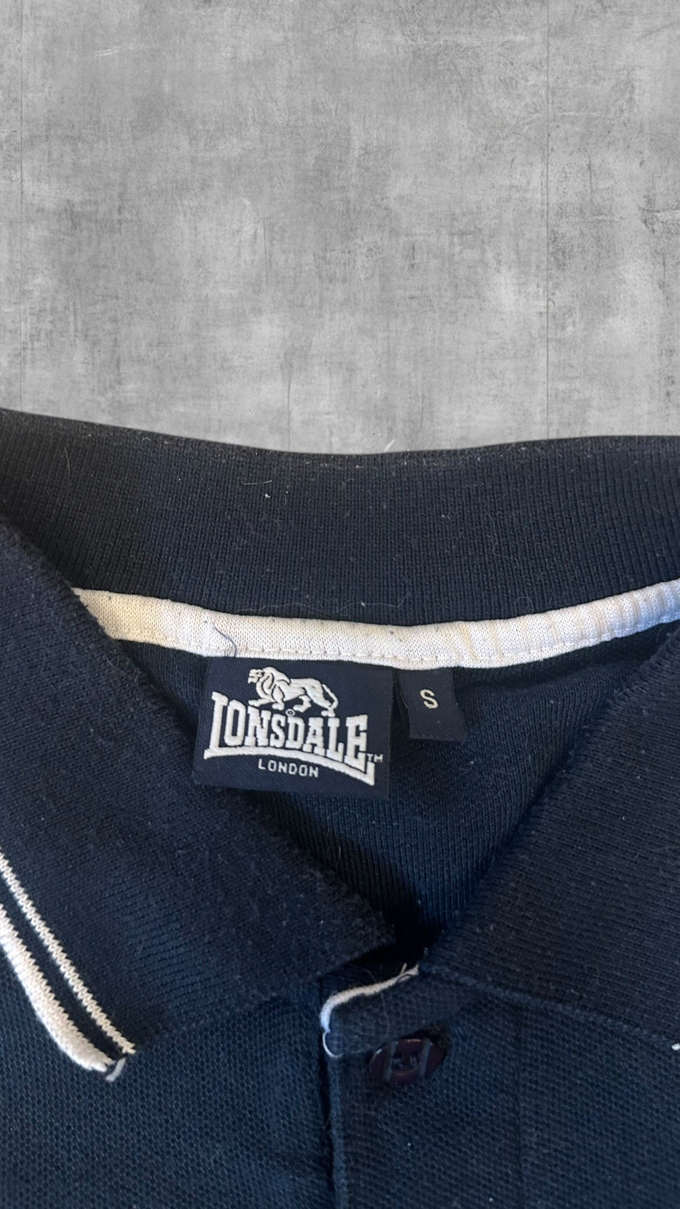 Lonsdale London Polo Shirt Schwarzblau M