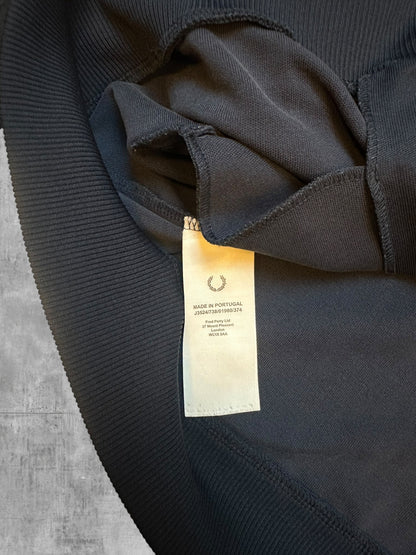 Fred Perry Trainingsjacke Taped Navy Blau Schwarz XL