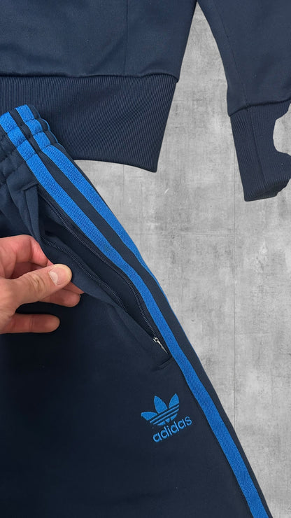 Adidas Firebird Trainingsanzug Trainingsjacke Trainingshose Navy Blau M