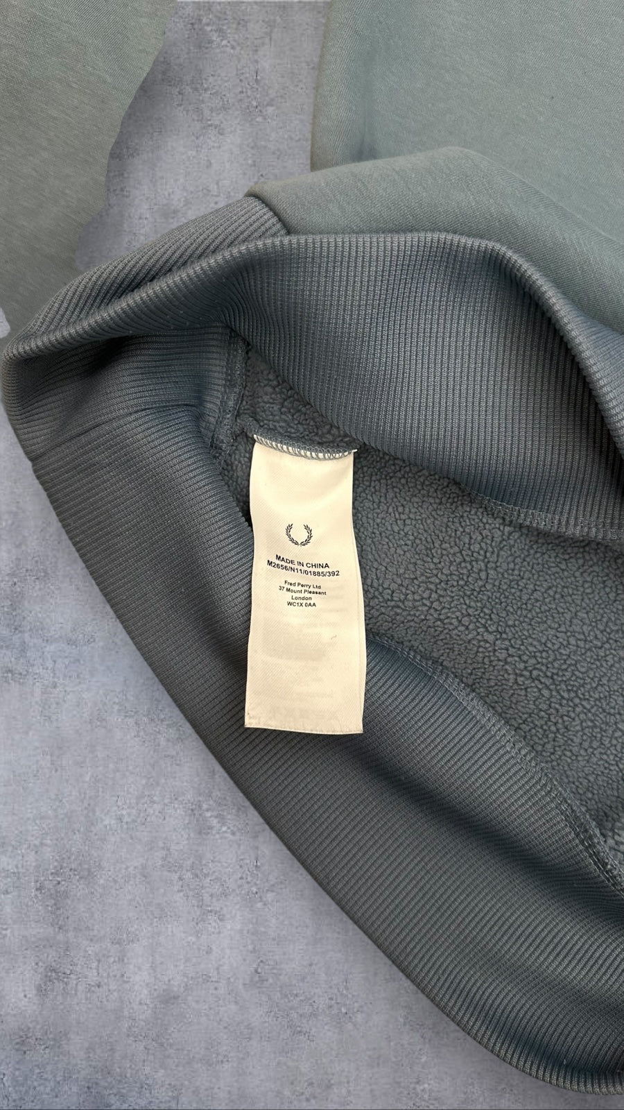 Fred Perry Sweatshirt Türkis M