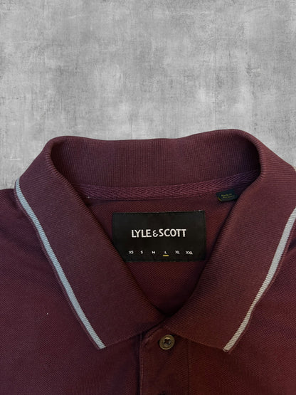 Lyle & Scott Polo Shirt Weinrot L