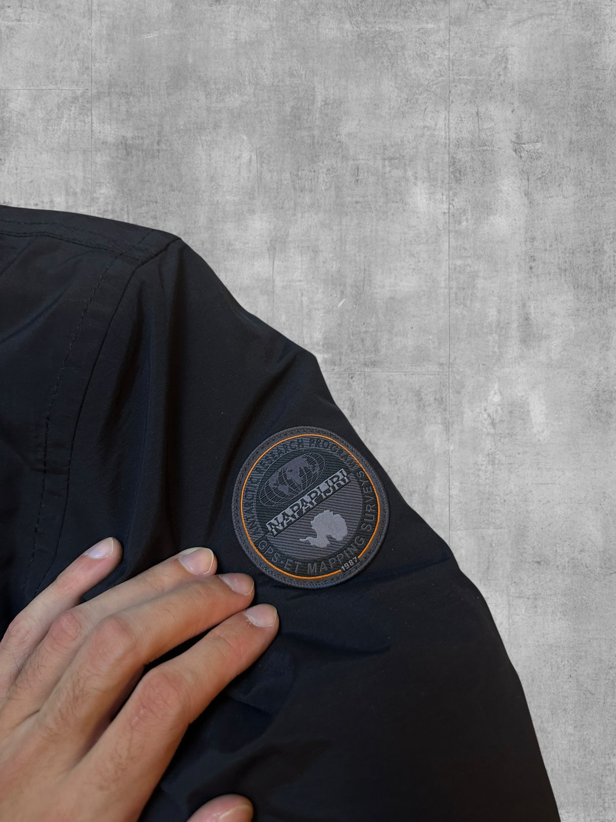 Napapijri Lined Rain Jacket Windbreaker Black M