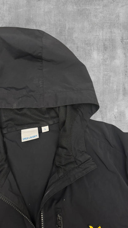 Lyle & Scott Regenjacke Windbreaker Schwarz L