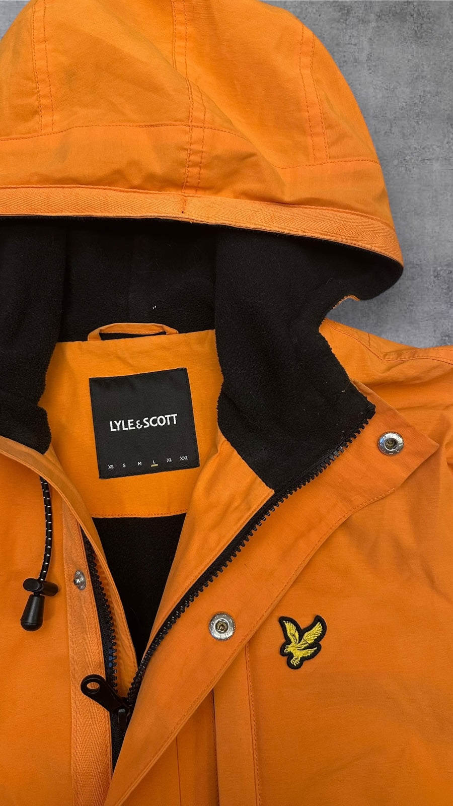 Lyle & Scott Regenmantel Orange L