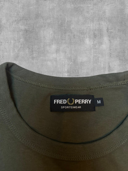 Fred Perry T-shirt Khaki Schwarz M