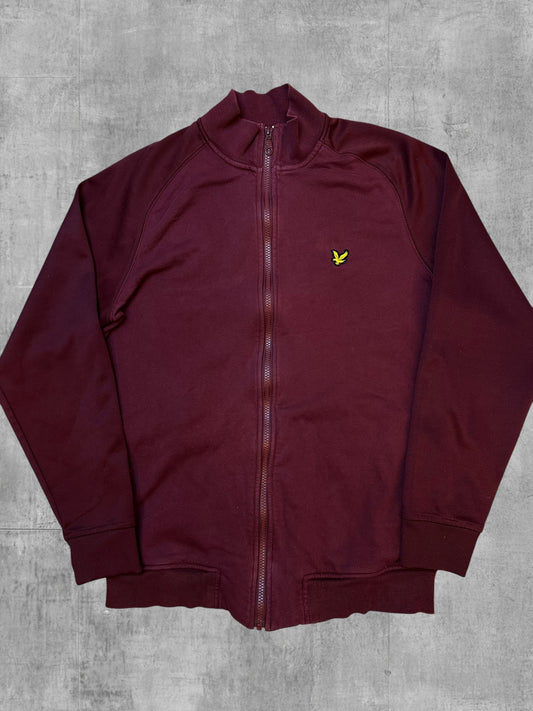 Lyle & Scott Zip Jacke Weinrot M