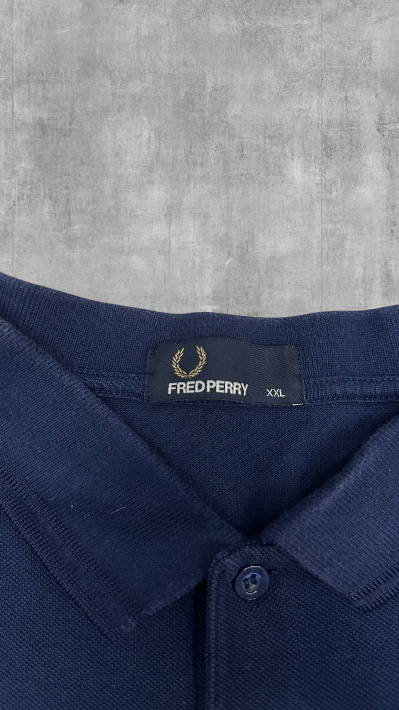 Fred Perry Polo Shirt Navy Blau XXL
