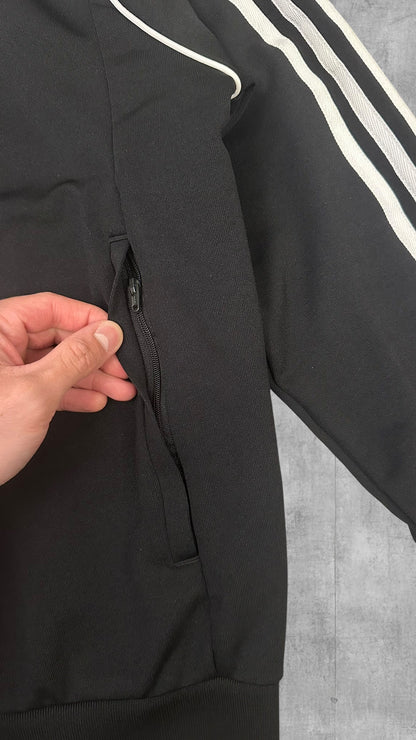 Adidas Firebird Trainingsjacke Schwarz Weiß S