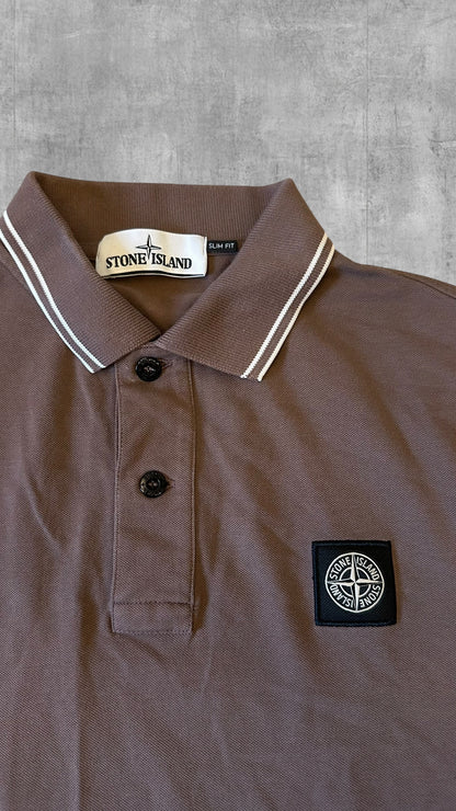 Stone Island Polo Shirt Braun S