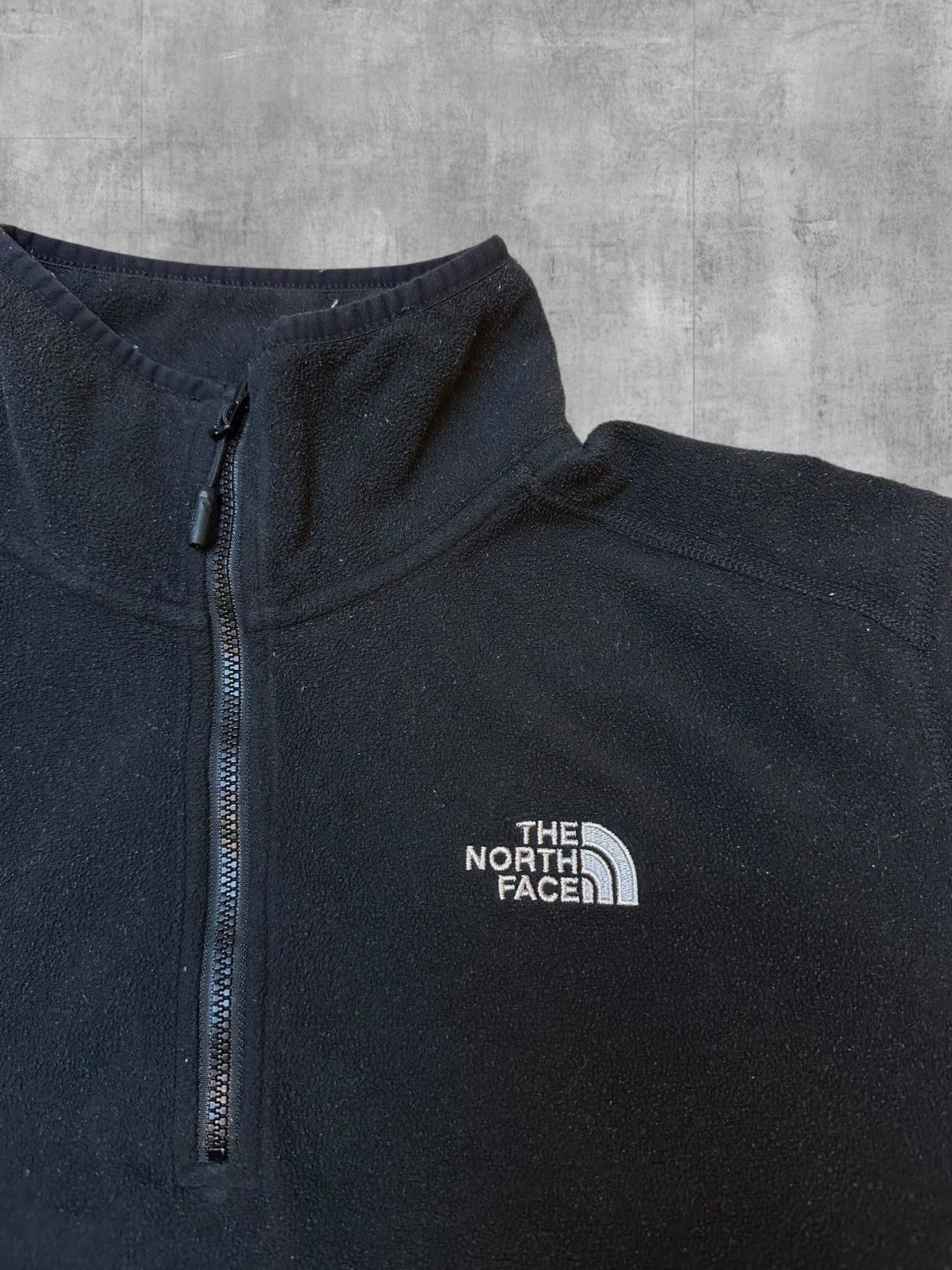 The North Face Quarter Zip Fleece Sweatshirt Schwarz M