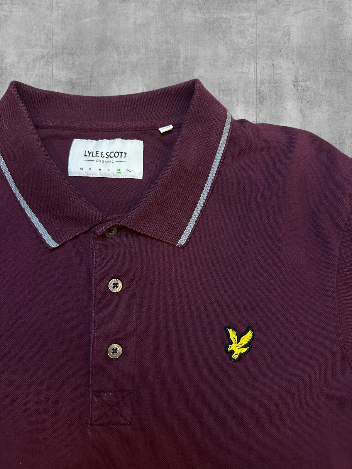 Lyle & Scott Polo Bordeaux XL