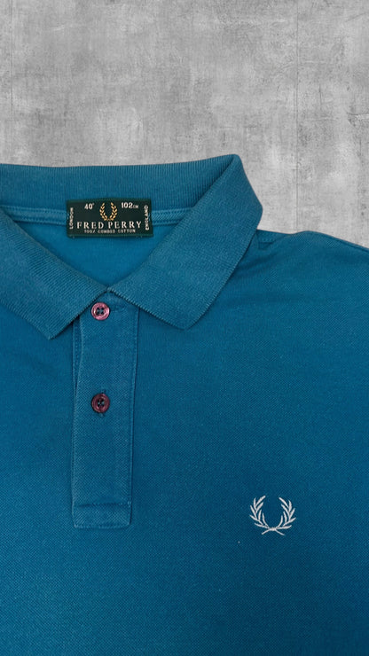 Fred Perry Polo Shirt Türkis M