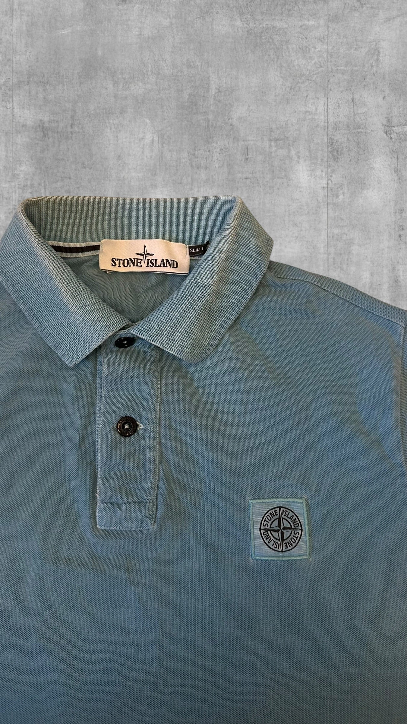 Stone Island Polo Shirt Türkis S